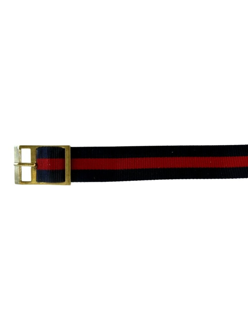 Vintage Striped Perlon Unused Single Pass Field Watch Band 1960s-70s